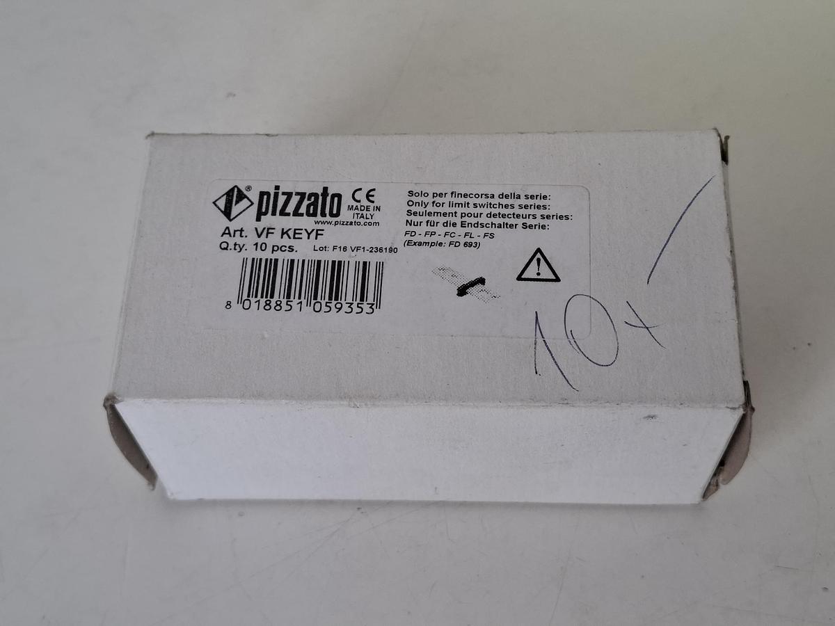 10 Stück Flachschlüssel, VF KEYF, Pizzato, neu