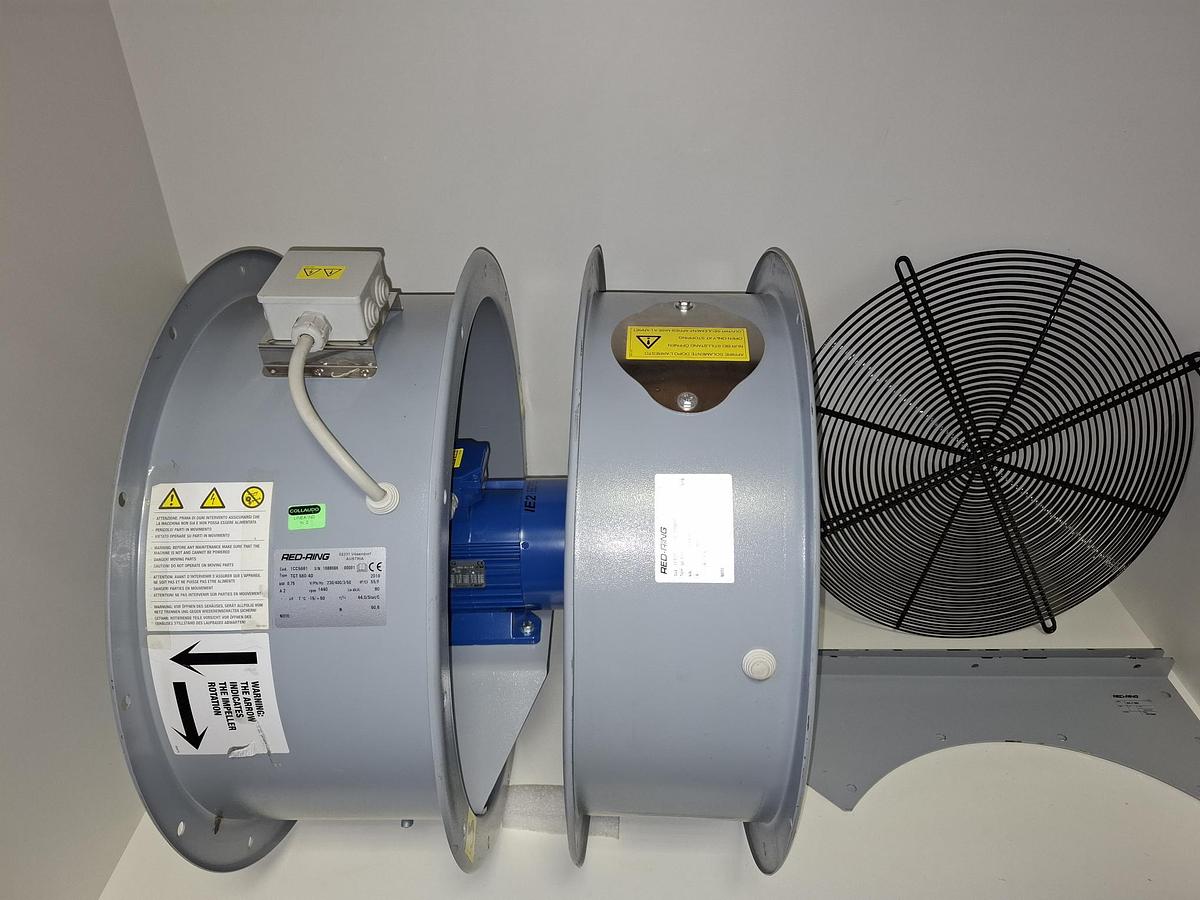 Industrie Rohrventilator mit Zubehör, D560mm, TGT 560-4D + .., Red Ring, neu -40%