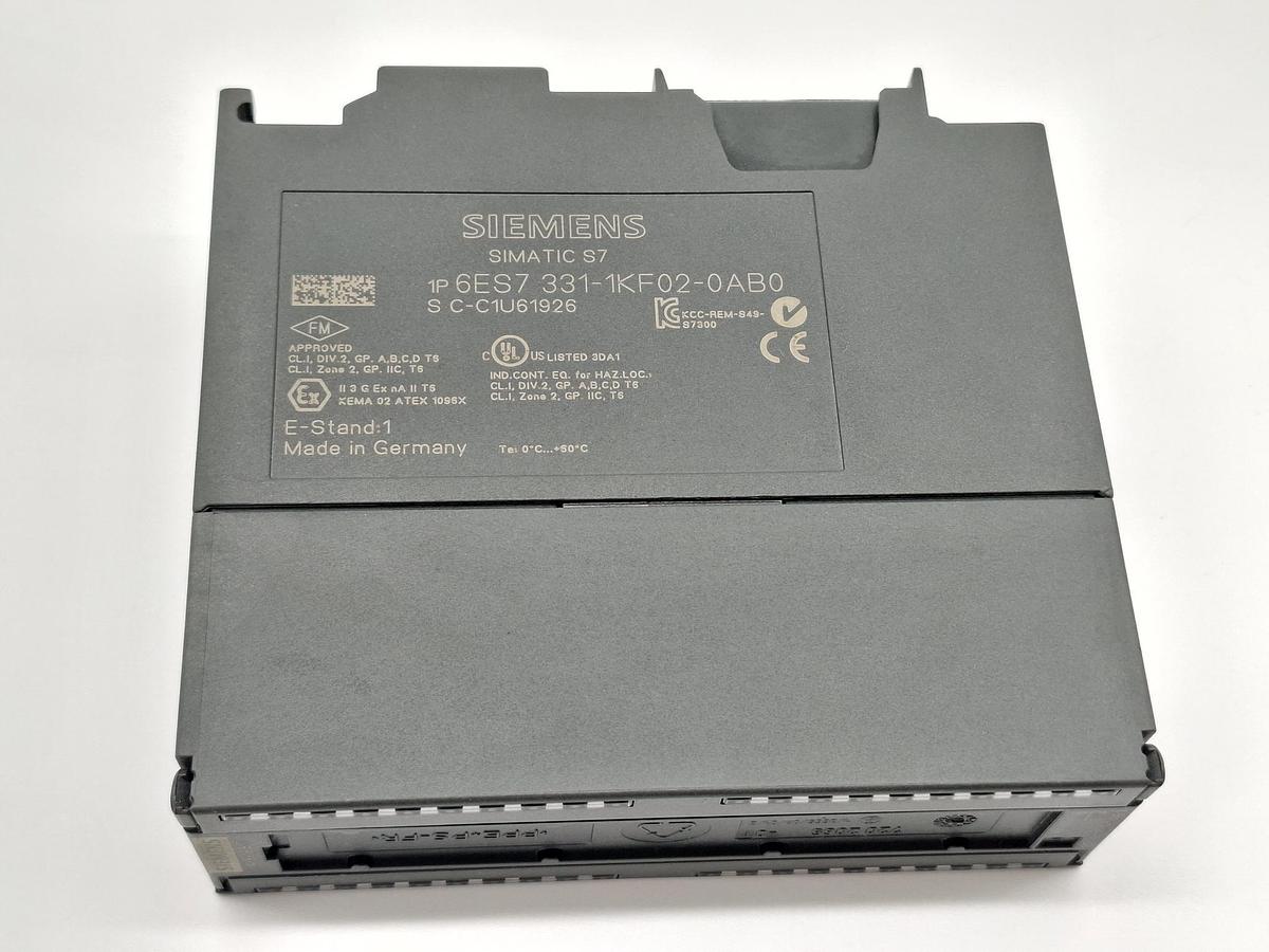 Gebraucht 1 Stück Analogeingabe SM331, 6ES7 331-1KF02-0AB0, Siemens, gebraucht-Funktionszusicherung