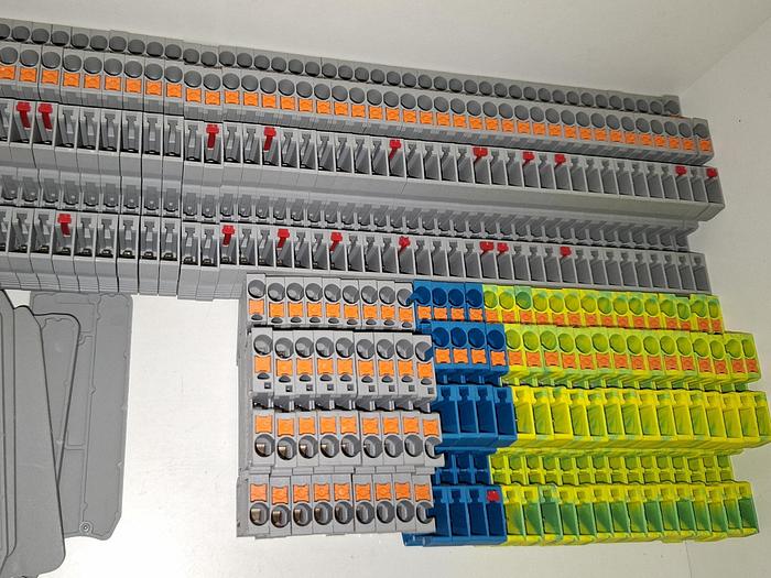 1 Set=124 Stück, Reihenklemmen + Zubehör, PTP 2,5, Phönix, neuwertig