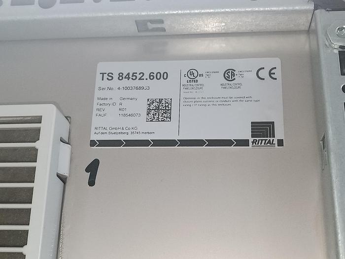 Gebraucht 5 Stück Edelstahl Schaltschränke, 3800x2300x600mm, TS8450.600, TS8452.600, Rittal, gebraucht-Top