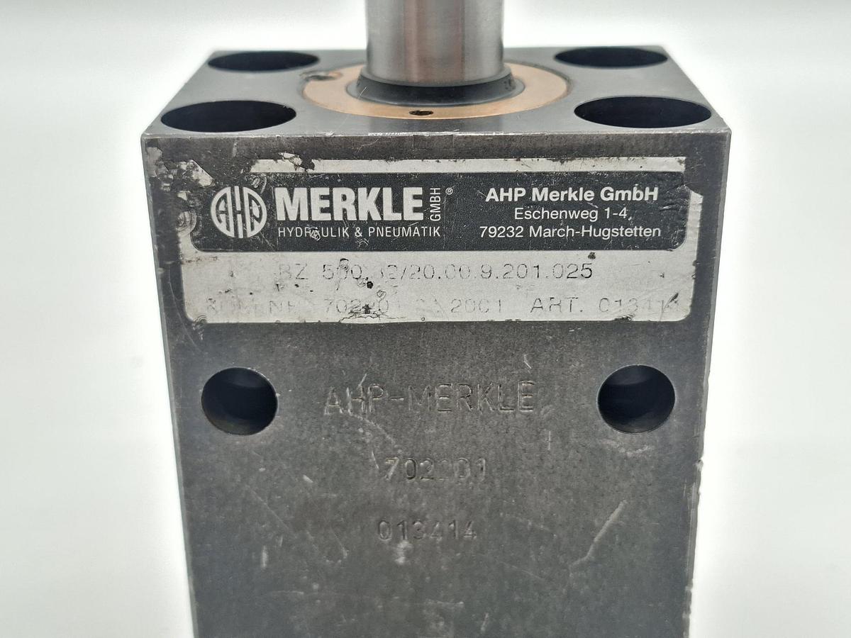 Blockzylinder, Hub 25mm, Kolben D32mm, BZ 500.32/20.00.9.201.025, Merkle, neuwertig