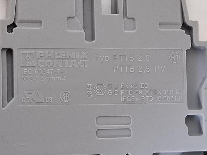 1 Set=124 Stück, Reihenklemmen + Zubehör, PTP 2,5, Phönix, neuwertig