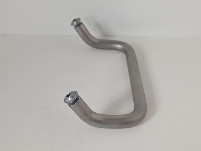 Gebraucht 9 Stück Bügelgriff abgewinkelt, Edelstahl elektropoliert, 125mm x D12mm, , neuwertig -50%