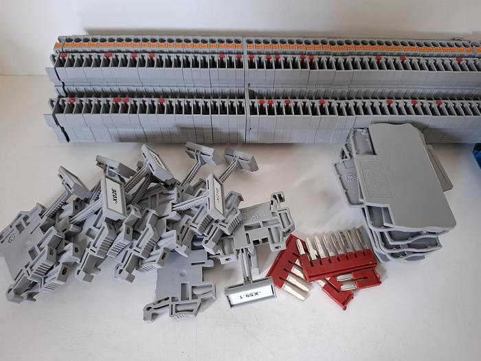 1 Set=124 Stück, Reihenklemmen + Zubehör, PTP 2,5, Phönix, neuwertig