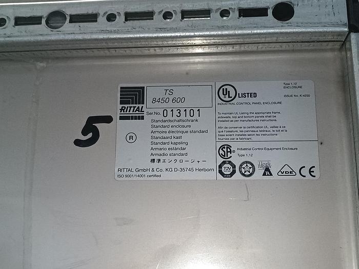 Gebraucht 5 Stück Edelstahl Schaltschränke, 3800x2300x600mm, TS8450.600, TS8452.600, Rittal, gebraucht-Top