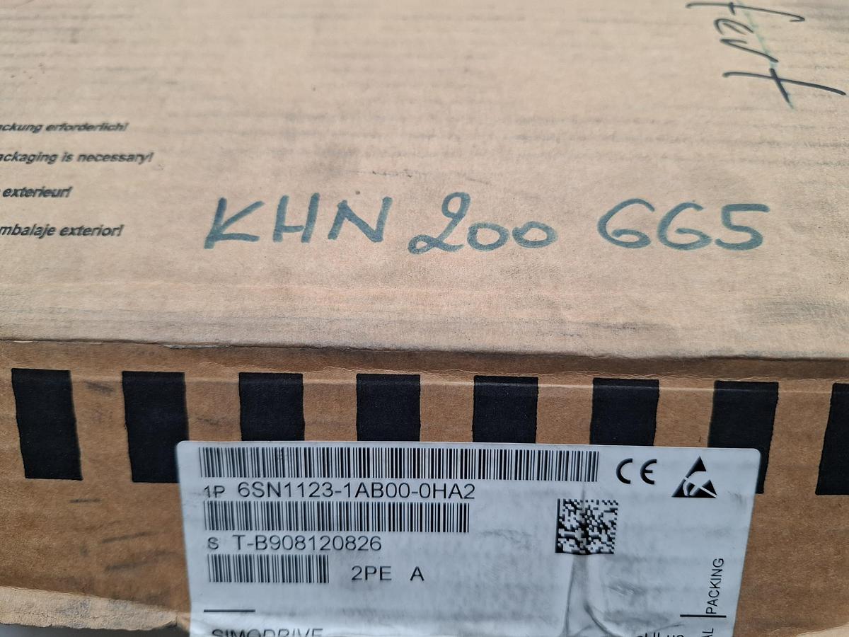 Gebraucht Simodrive Lt-Modul INT.2X8A, 6SN1123-1AB00-0HA2, Siemens, gebraucht