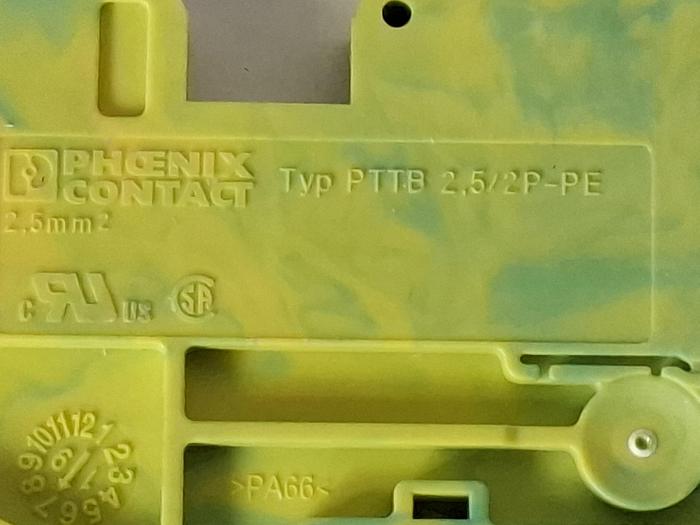 1 Set=124 Stück, Reihenklemmen + Zubehör, PTP 2,5, Phönix, neuwertig