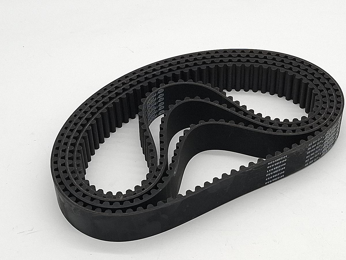 2 Stück Flachzahnriemen Powergrip, 30mm breit, 656mm lang, HTD 656 8M, Gates, neu