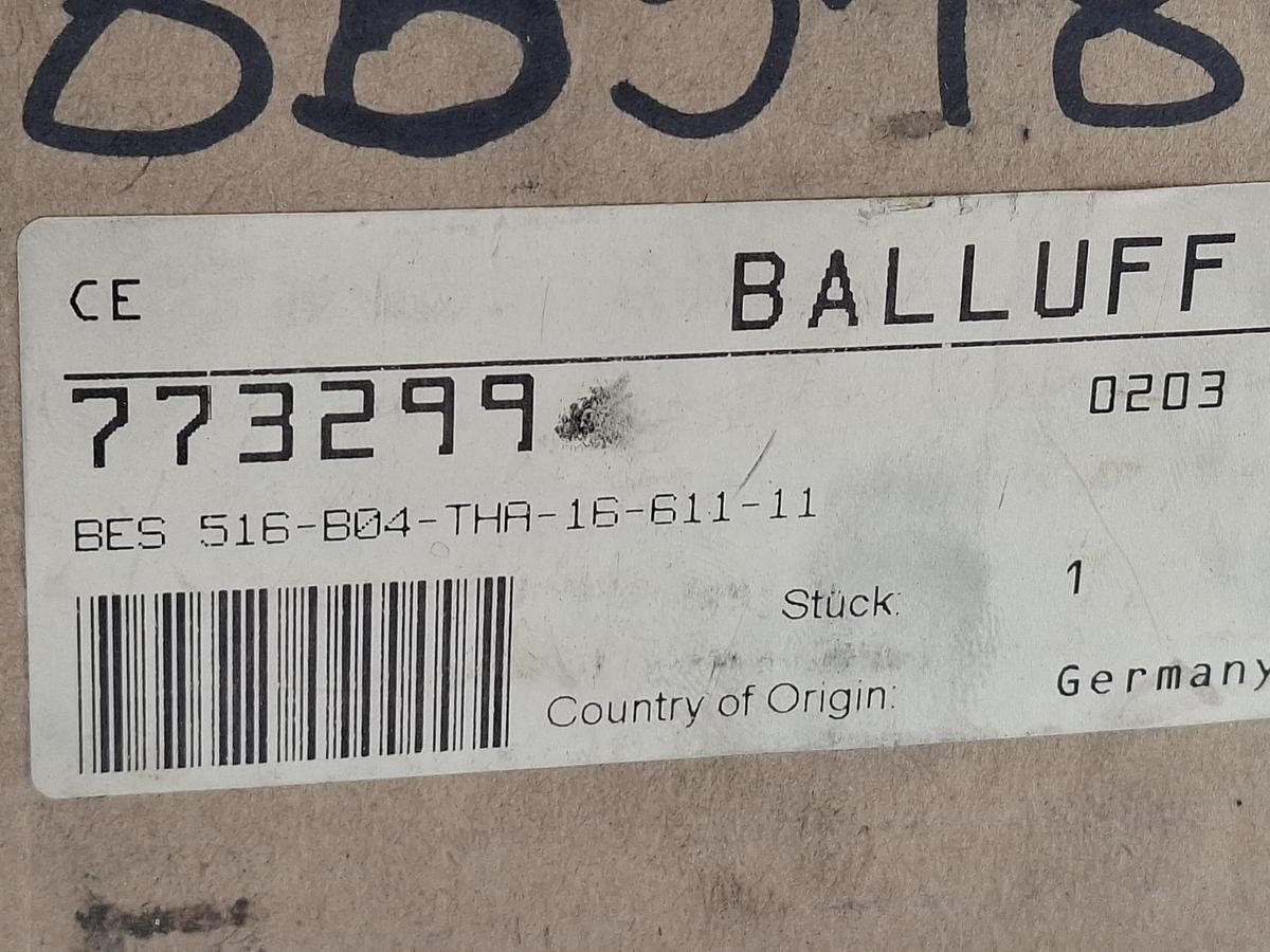 Reihengrenztaster + 4 induktive Einzelpositionsschalter, BES 516-B04-THA-16-611-11 Balluff, neu