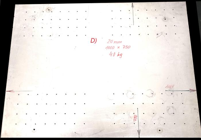 Gebraucht Aluminiumplatten, Konstruktionsalu, Preis -70%, gemäß Fotos, , gebraucht