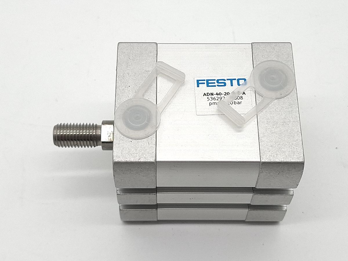 2 Stück Kompaktzylinder, Hub 20mm, ADN-40-20-A-P-A, 536292, Festo, neu