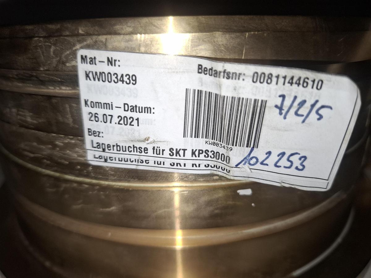 Gleitlager Bundbuchse Bronze, D210/D180, , neu