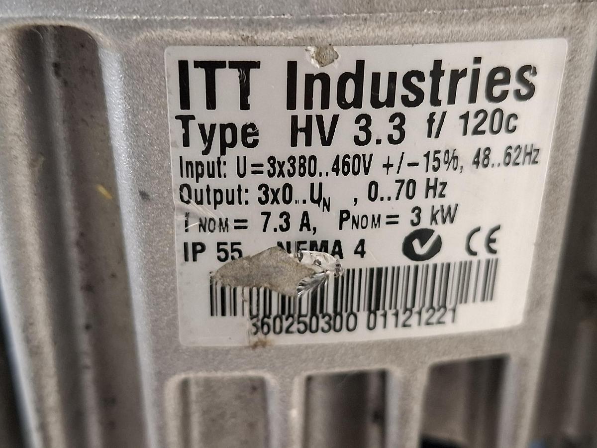 Gebraucht Hydrovar + Motor ohne Pumpe, HV3.3 f/120c + LM100RBM14/330, Lowara, gebraucht