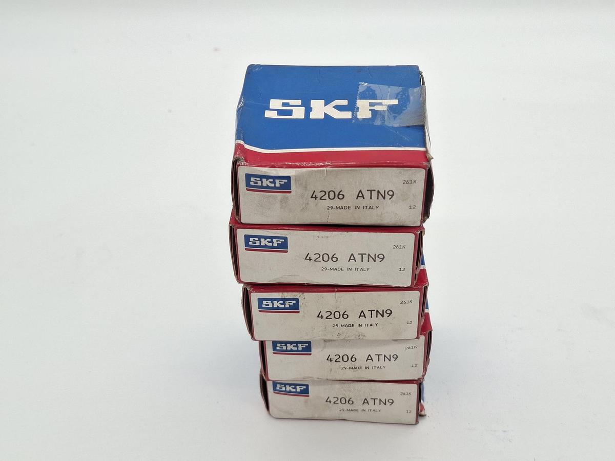 2 Stück Rillenkugellager, SKF, 4206 ATN9 SKF, neu