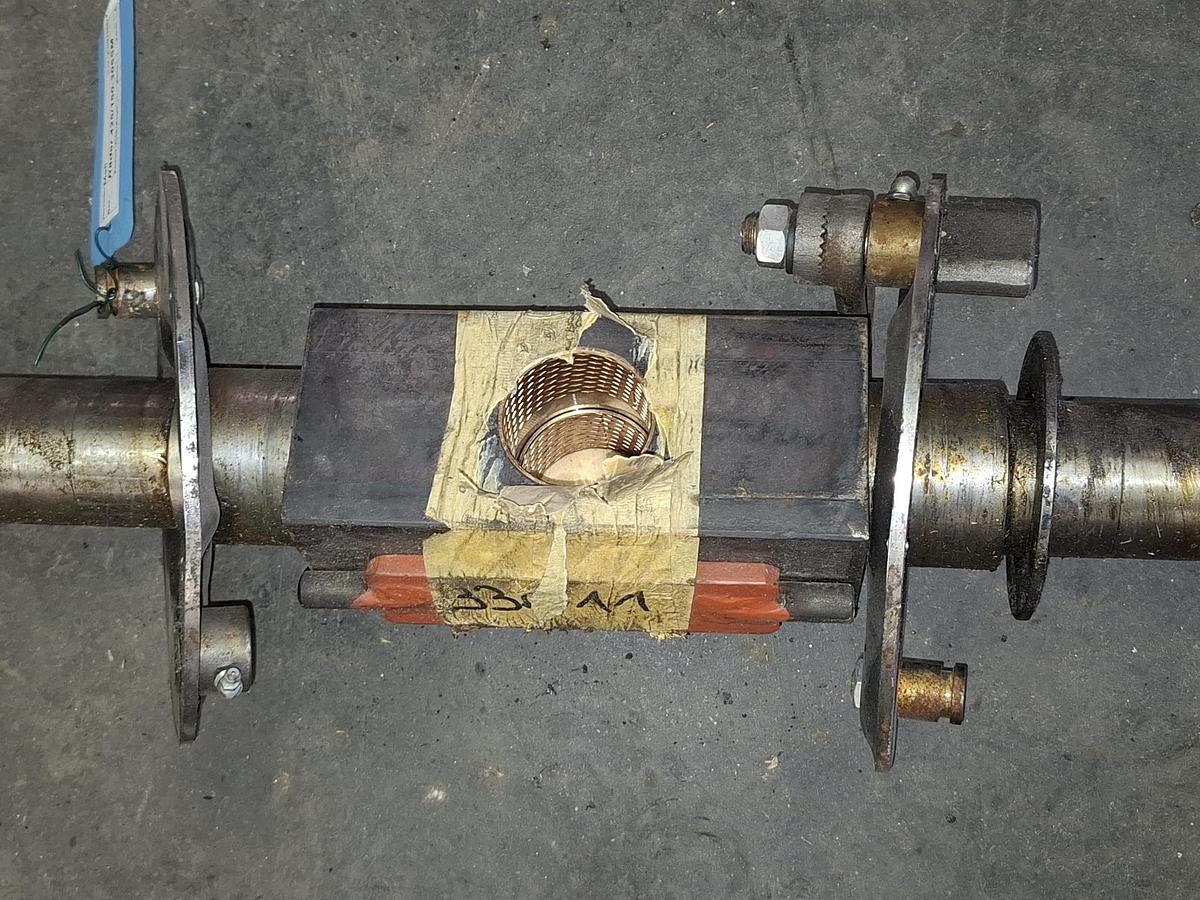 Tiefladerachse 770mm lang, , neuwertig