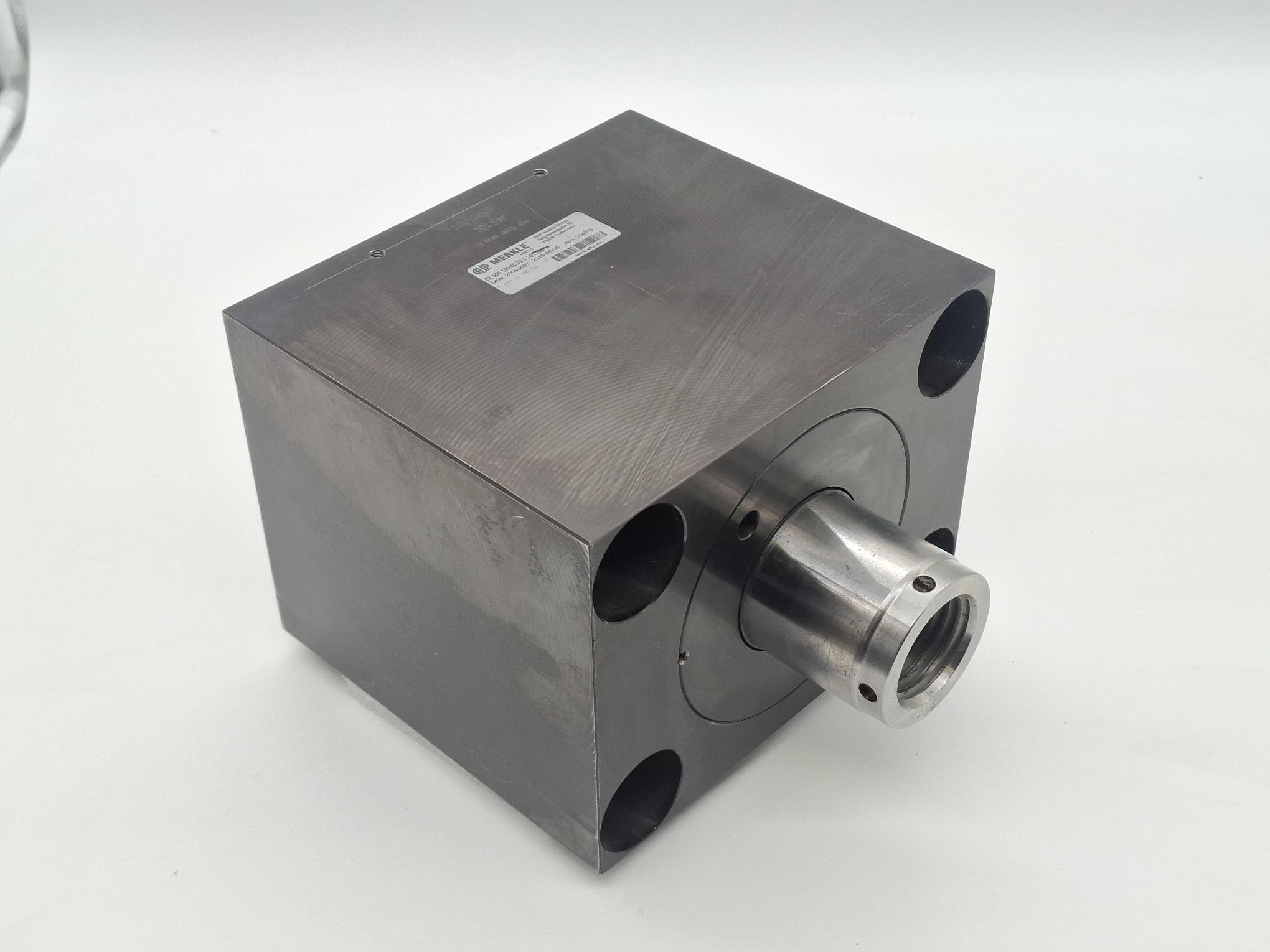 Blockzylinder, Hub 60mm, 40kg, Kolben D100mm, BZ 500.100/60.02.9.201.060 V, Merkle, neu