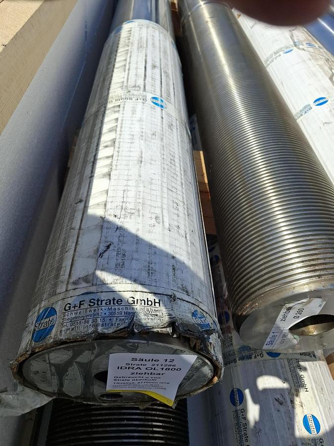 Überholt Ersatzsäule für IDRA OL1800, ziehbar, D260mmx6710mm, (12), 211286. Idra, überholt