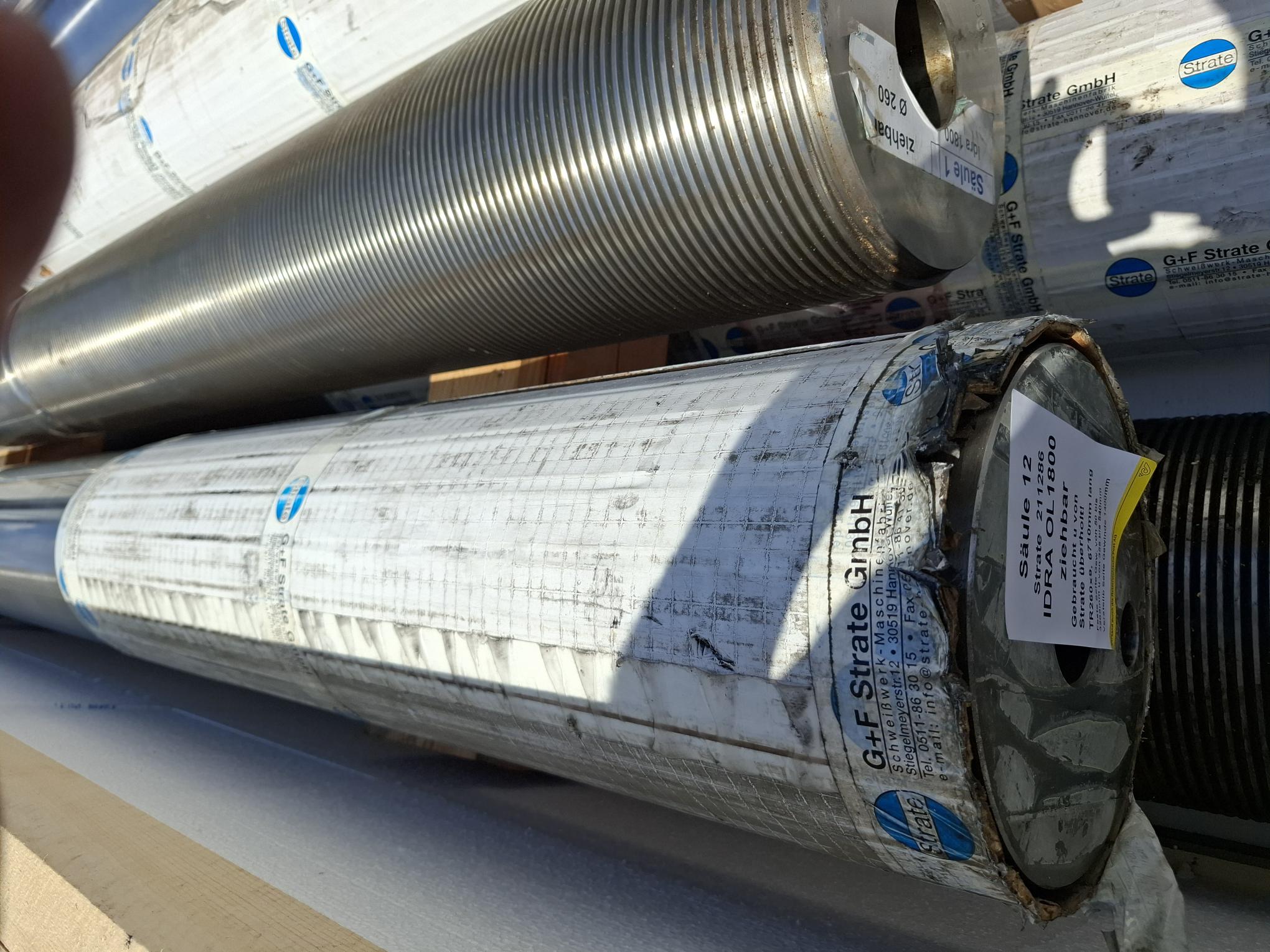 Überholt Ersatzsäule für IDRA OL1800, ziehbar, D260mmx6710mm, (12), 211286. Idra, überholt