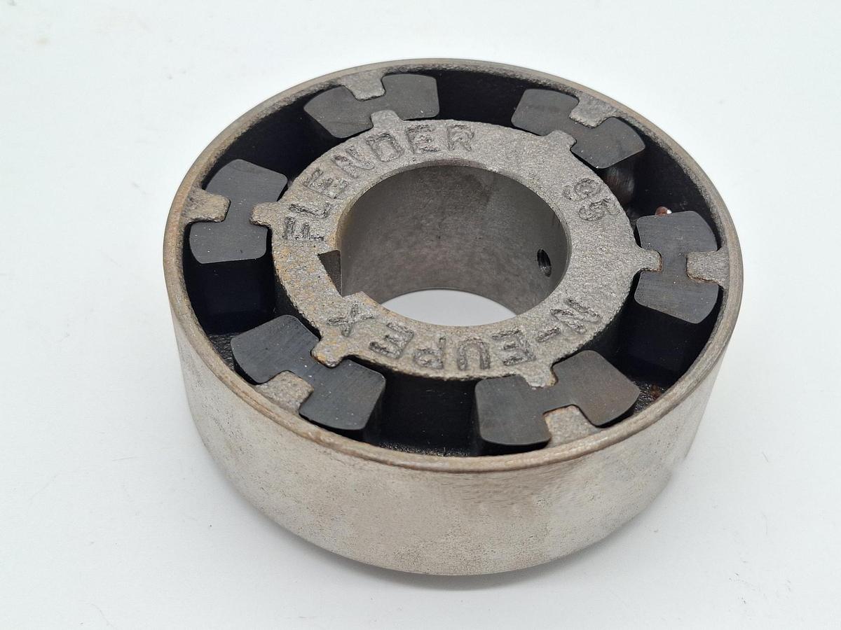 Komplette Kupplung + 1 Hälfte, 3 Teile, Bohrung D38mm, N Eupex, Gr.95, Flender, neuwertig