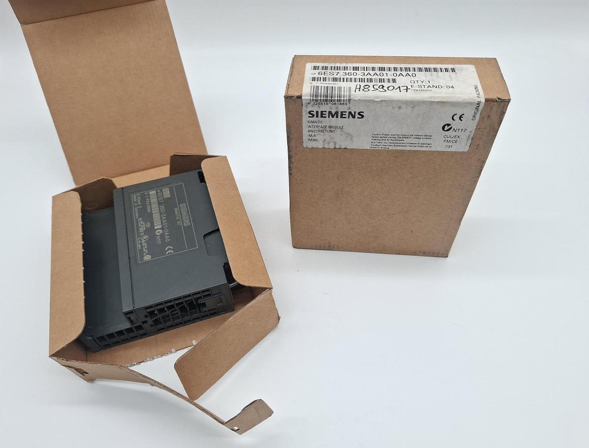 Simatic Interface Modul, 6ES7 360-3AA01-0AA0, Siemens, neu