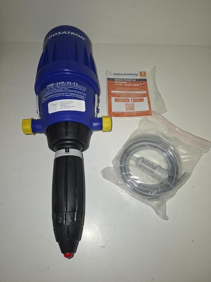 Proportionaldosierer, D3RE2 VF, 3m³/h, 0,2-2%, Dosatron, neu