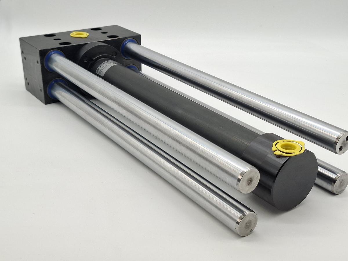 Hydraulikzylinder mit 4 Führungssäulen, BSE 250.40/25.01.4.201.400, Merkle, neu