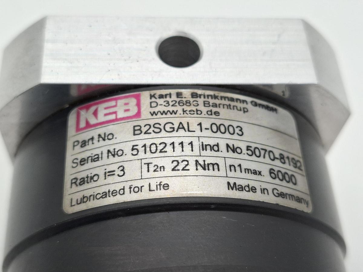 Stirnradgetriebe, i=3, B2SGAL1-0003, KEB, neuwertig