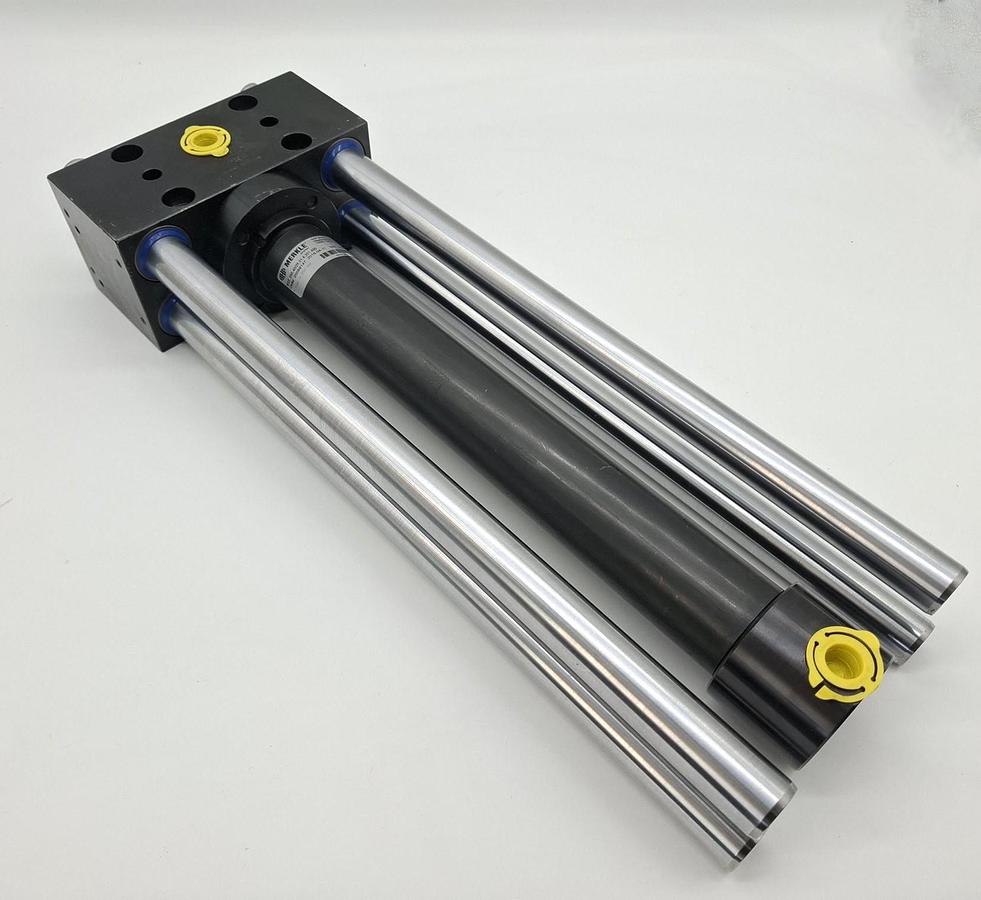 Hydraulikzylinder mit 4 Führungssäulen, BSE 250.40/25.01.4.201.400, Merkle, neu