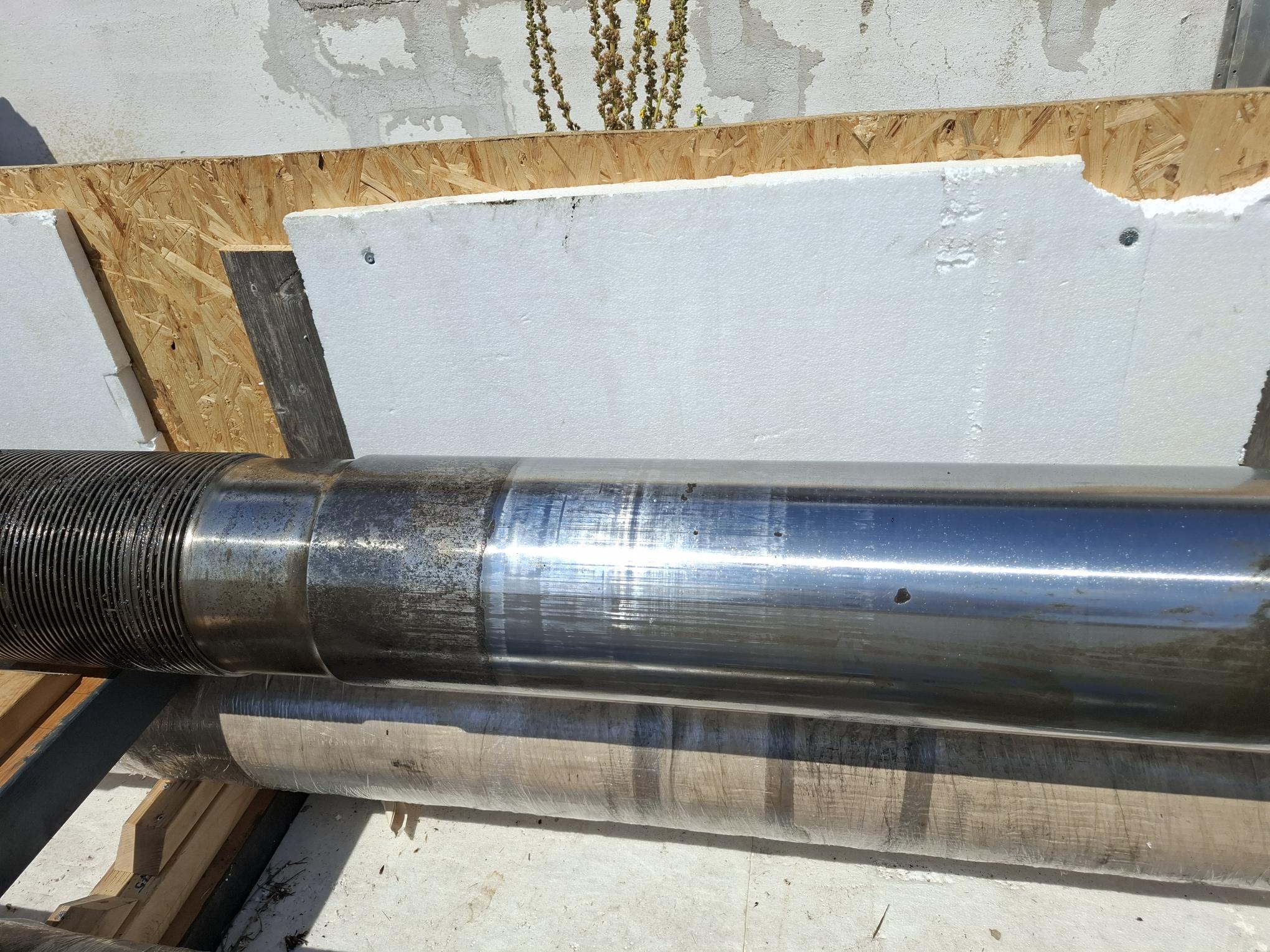 Gebraucht Ersatzsäule für IDRA OL1800 + Verstellmutter, D260mmx6480mm, (13), Idra, gebraucht
