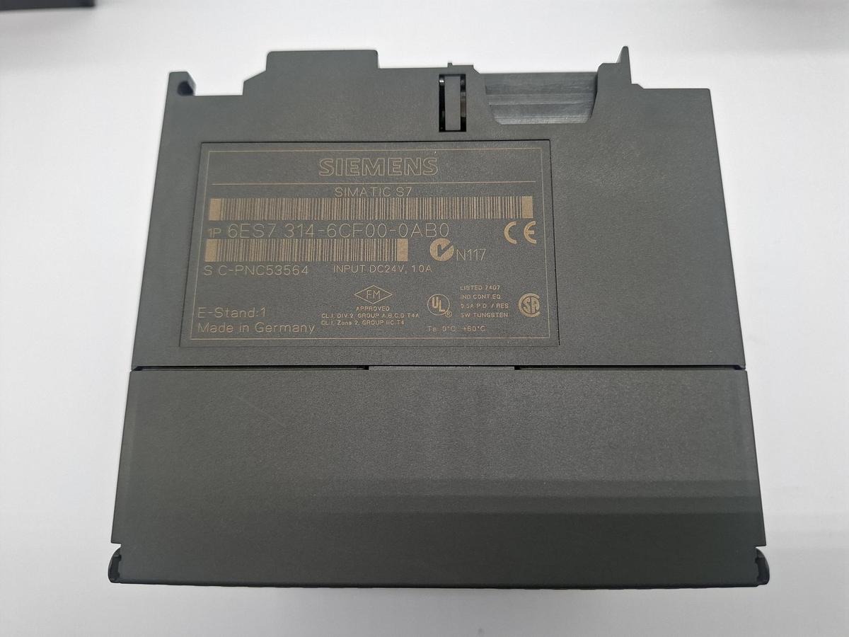 Gebraucht S7 300, CPU314C-2, 6ES7 314-6CF00-0AB0, Siemens, gebraucht-Funktionszusicherung