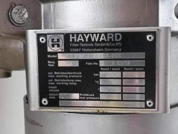 Gebraucht Edelstahl Beutelfilter mit Schnellverschluss, TSBF-0102-AD06-050D, Hayward, gebraucht