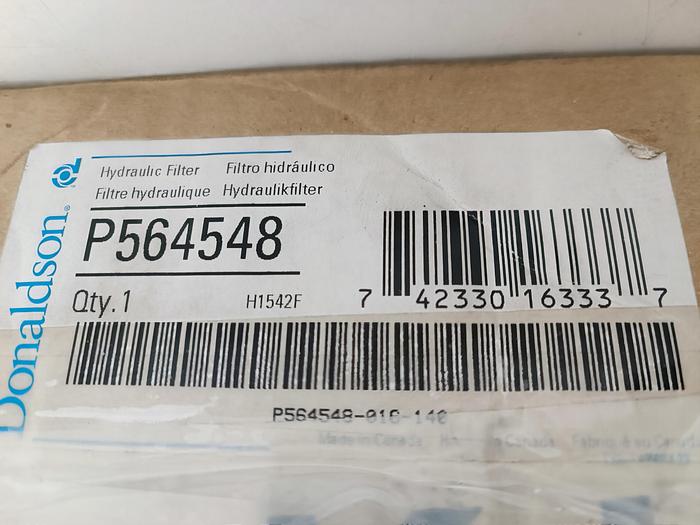 Hydraulikfilter, Ersatzfilter, 927mm x D152mm, P564548, Donaldson, neu