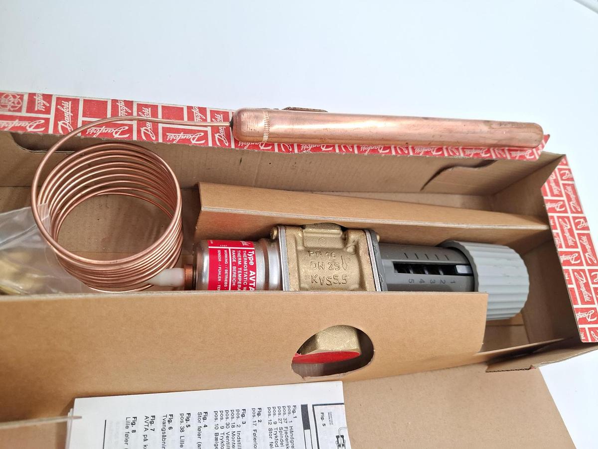 Temperaturregler, 25-65°C, Kvs 5,5, G1", AVTA 25, 003N4162, Danfoss, neu