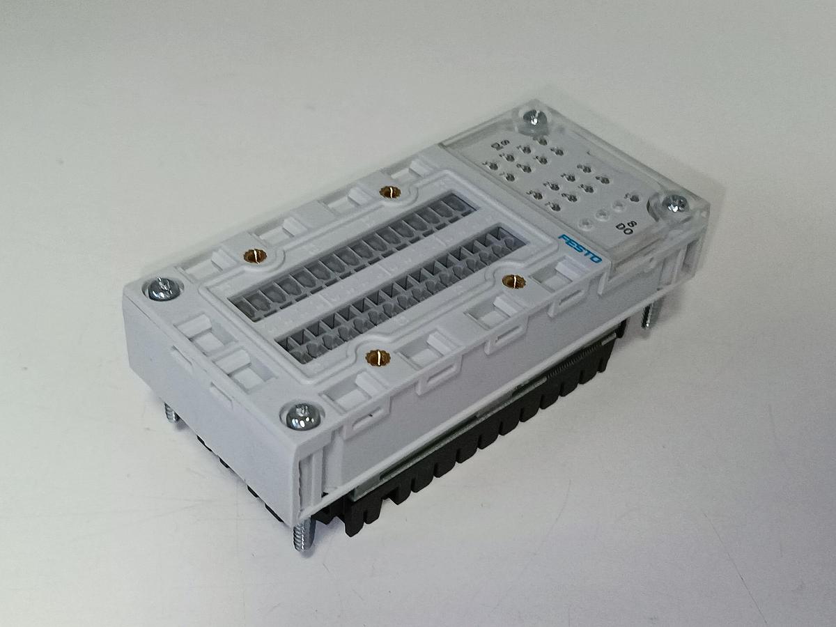 Ein und Ausgangsmodul + Anschlussblock, 526257 + 195708, Original Festo, neu