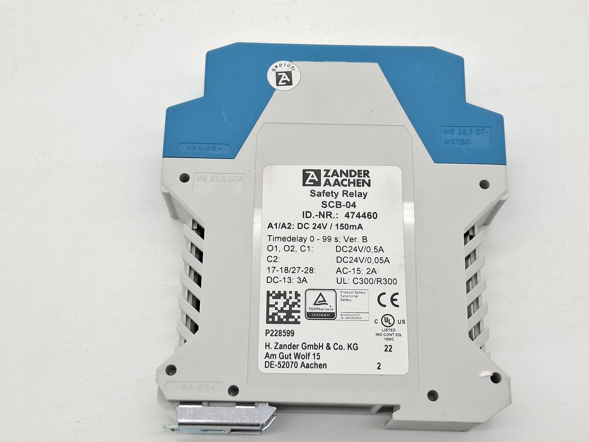 Sichere Zeitsteuerung, SCB-04, Zander, neu