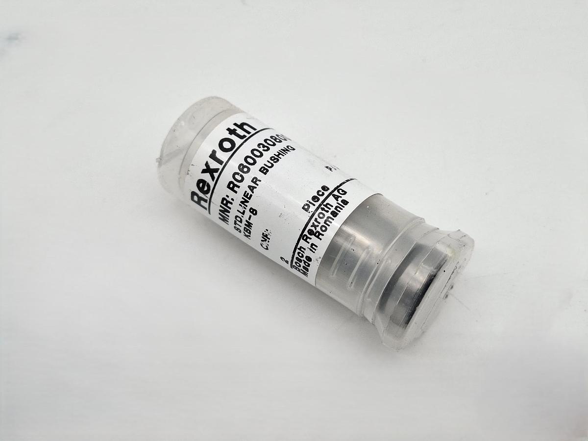 2 x 2 Stück = 4 Kugelführungsbüchsen D8mm, R060030800, D16/D8x25mm, Rexroth, neu