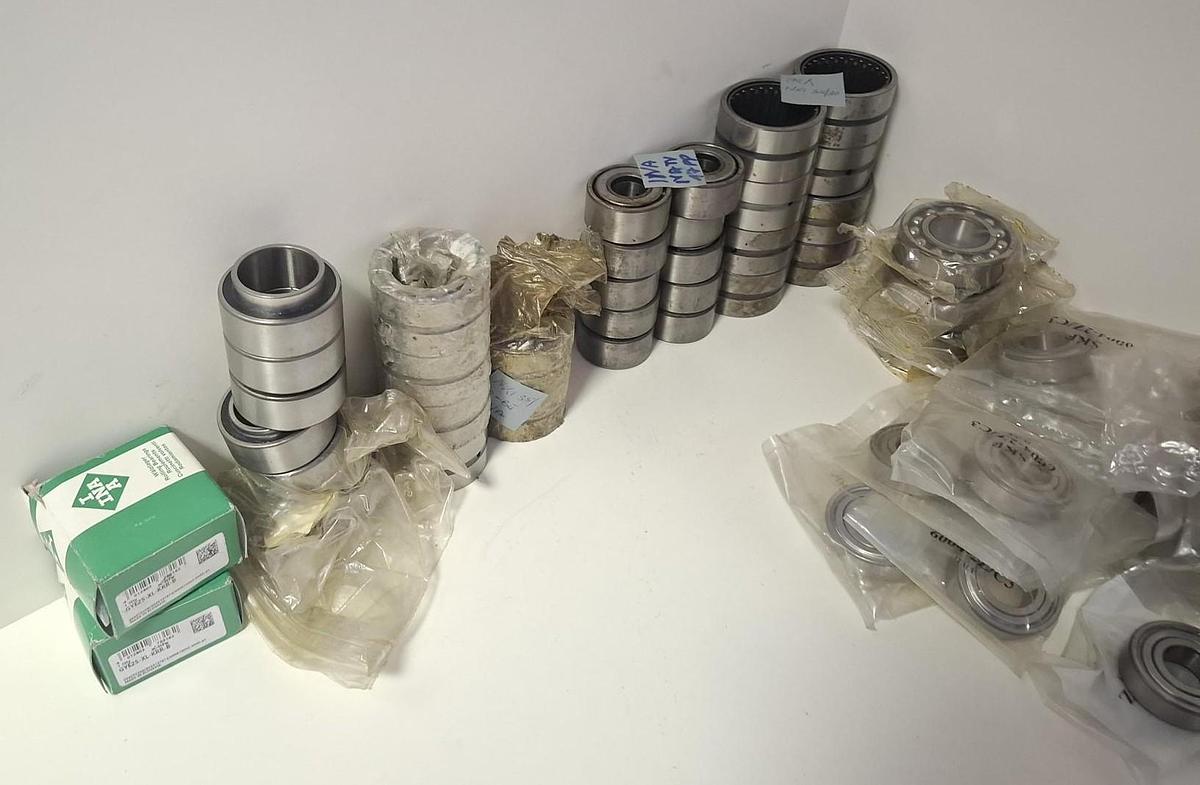 Konvolut ca. 265 Stück kleine Wälzlager, SKF, FAG, INA, , neuwertig