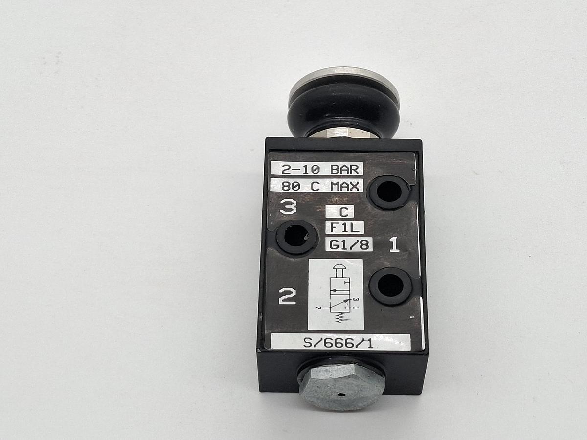 Pneumatik Steuerventil, S/666/1, 3/2 Wege, G1/8", Norgren, neu