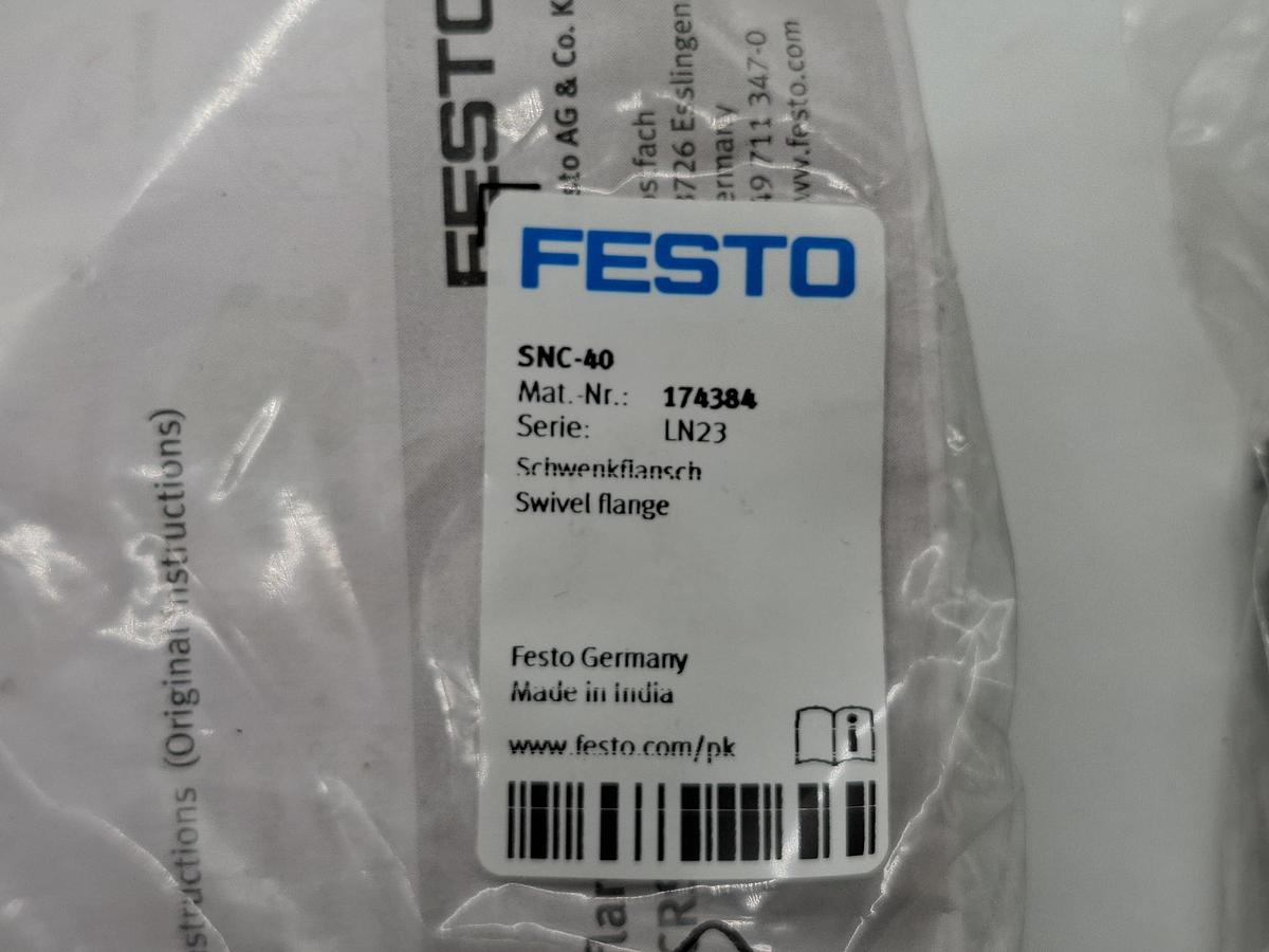6 Stück Schwenkflansch, 174384, SNC-40, Festo, neu