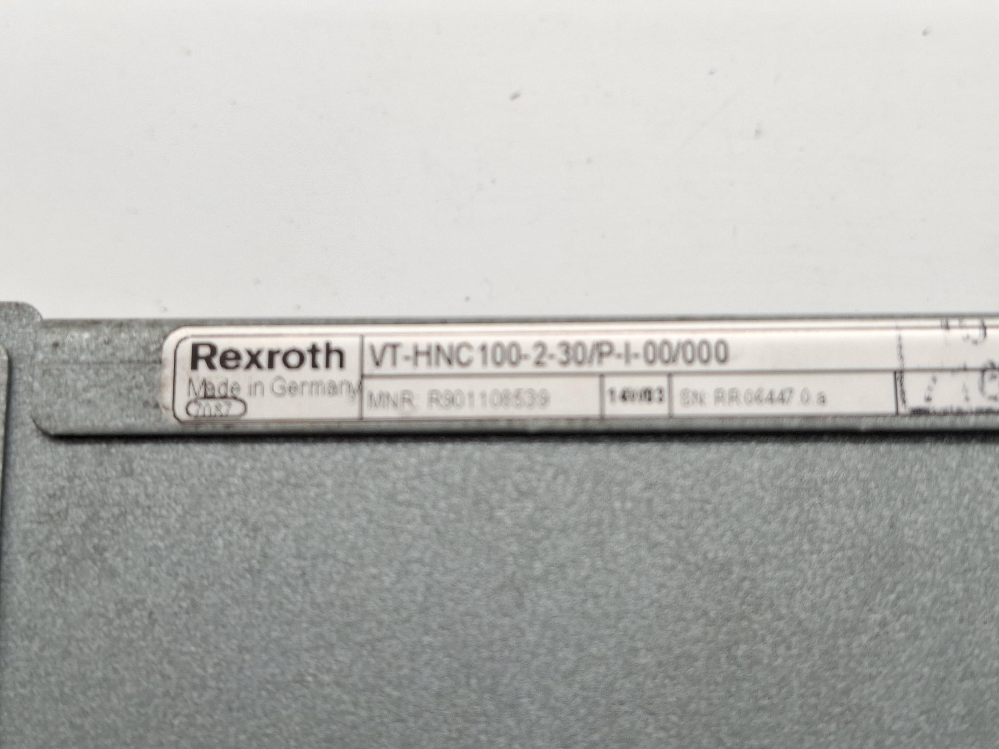 Gebraucht 3 Stück Proportionalventile + Steuergerät, R900948284 + VT-HNC100-2…, Rexroth, gebraucht