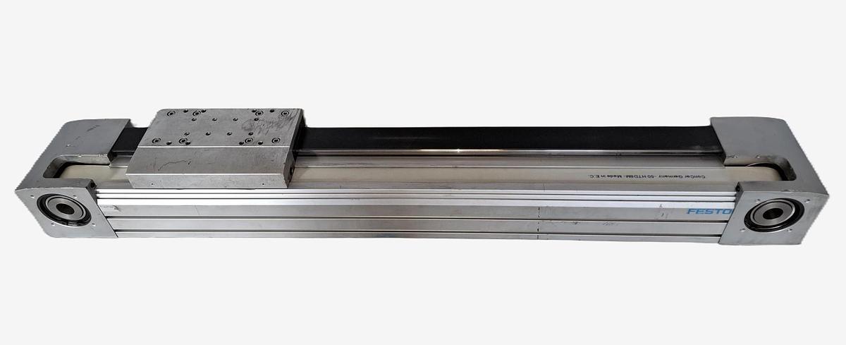 Gebraucht Linearschlitten, Zahnriemenachse, Hub 800, EGC-185-800-TB-KF-0H-CK, 556817, Festo, gebraucht