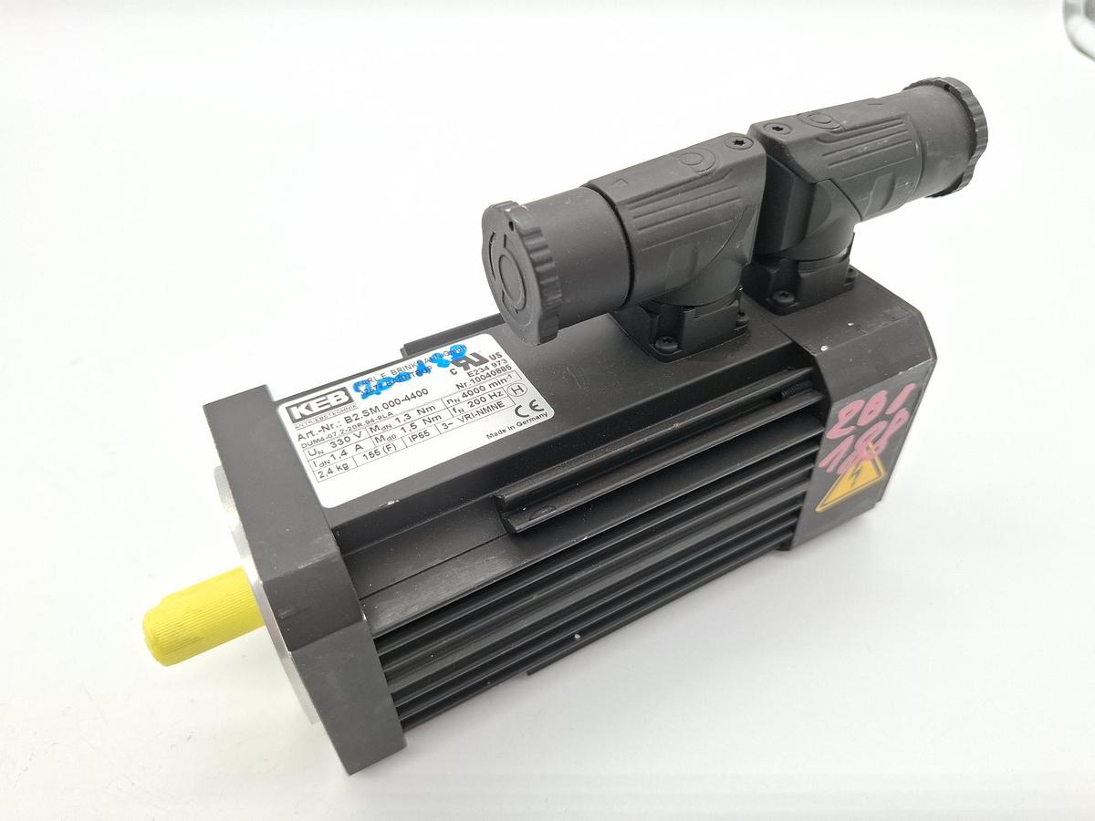 Servomotor, 330V, 4000 rpm, B2.SM.000-4400, KEB, neu