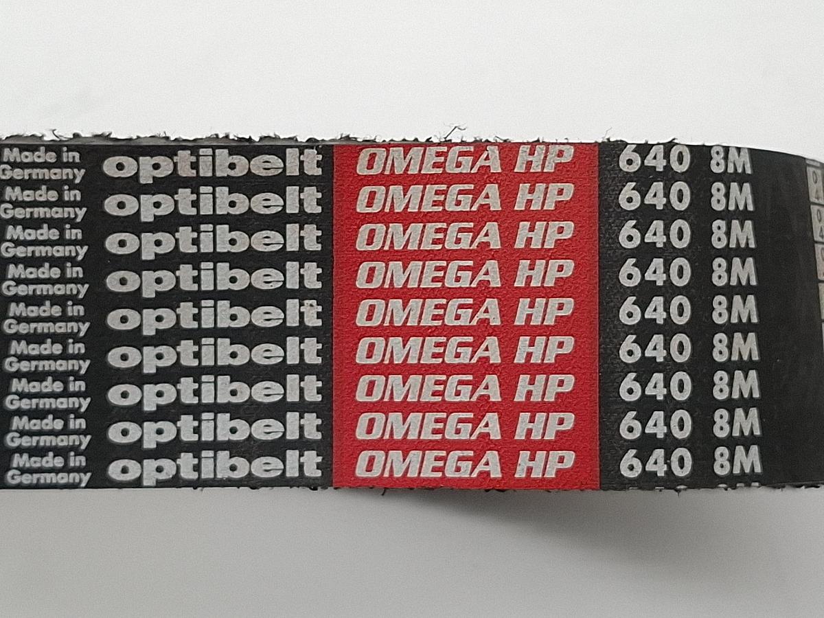 Flachzahnriemen Omega HP, 640mm lang, 45mm breit,  640 8M 45mm, Optibelt, neu