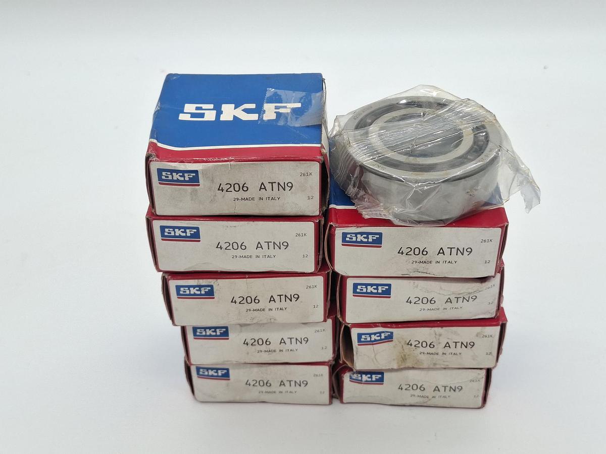 2 Stück Rillenkugellager, SKF, 4206 ATN9 SKF, neu