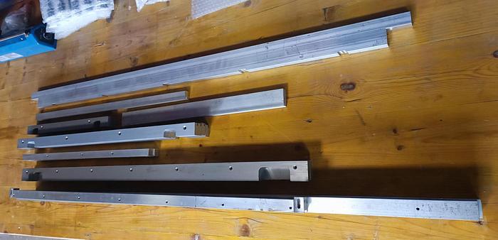 Bearbeitete Aluminium Flachprofile in den Dicken 15 und 20mm, 33 kg, AlMgSi0,5, , neu