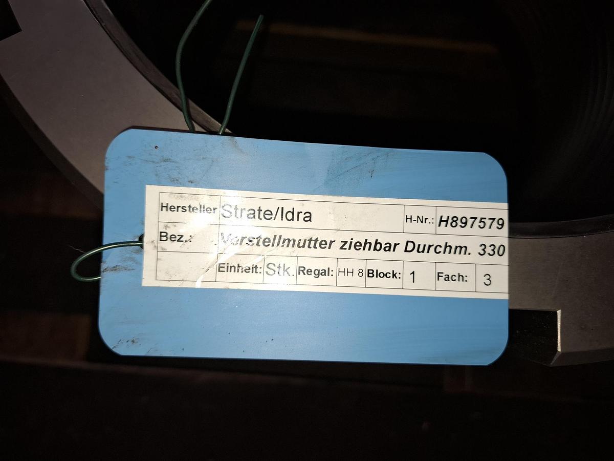 Holmdehnungsmutter für Druckgussmaschine IDRA3300, TR330x10, 240186, Strate/Idra, neu