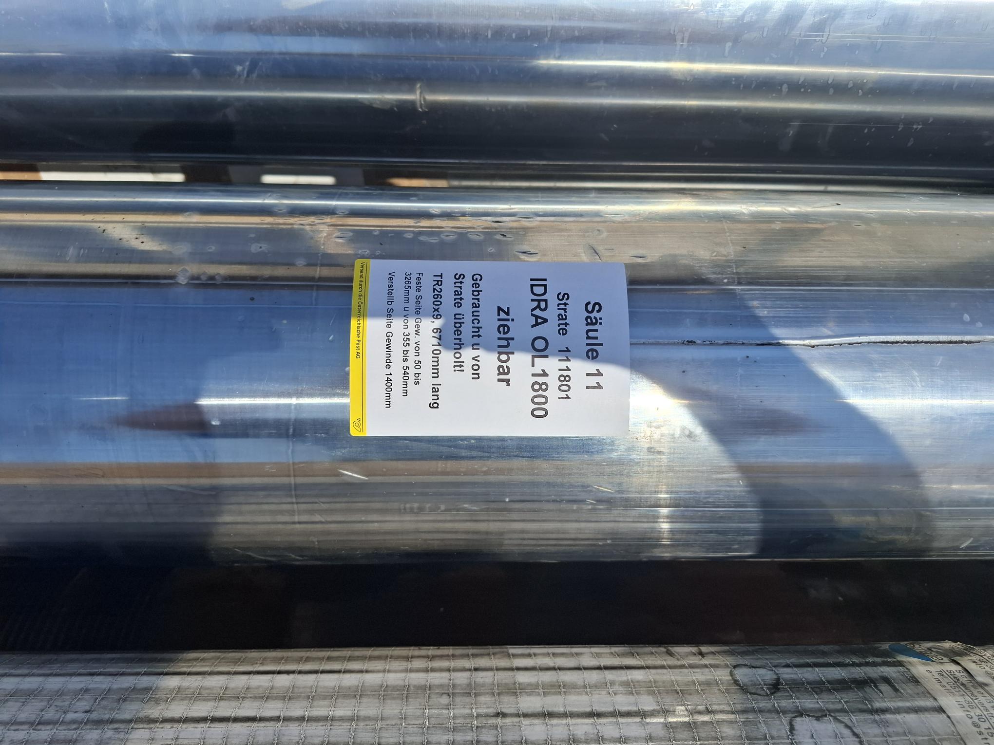 Überholt Ersatzsäule für IDRA OL1800, ziehbar, D260mmx6710mm, (11), 111801, Idra, überholt