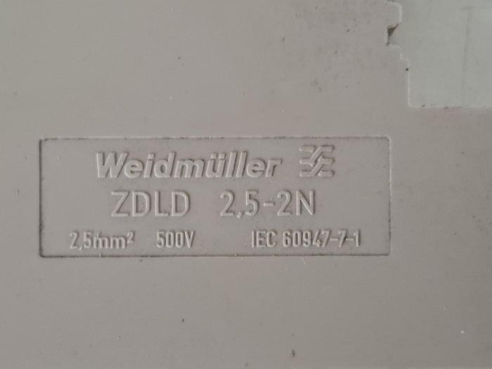 Gebraucht 18 Stück Mehrstock Reihenklemmen, ZDLD 2,5-2N, Weidmüller, gebraucht