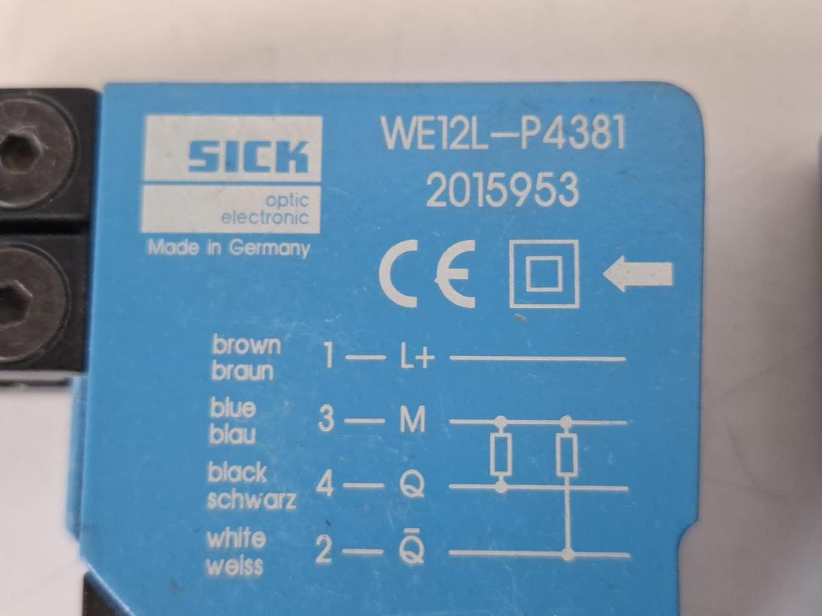 Gebraucht Lichtschranke, WE12L-P4381 +WS12L-D4381, Sick, gebraucht